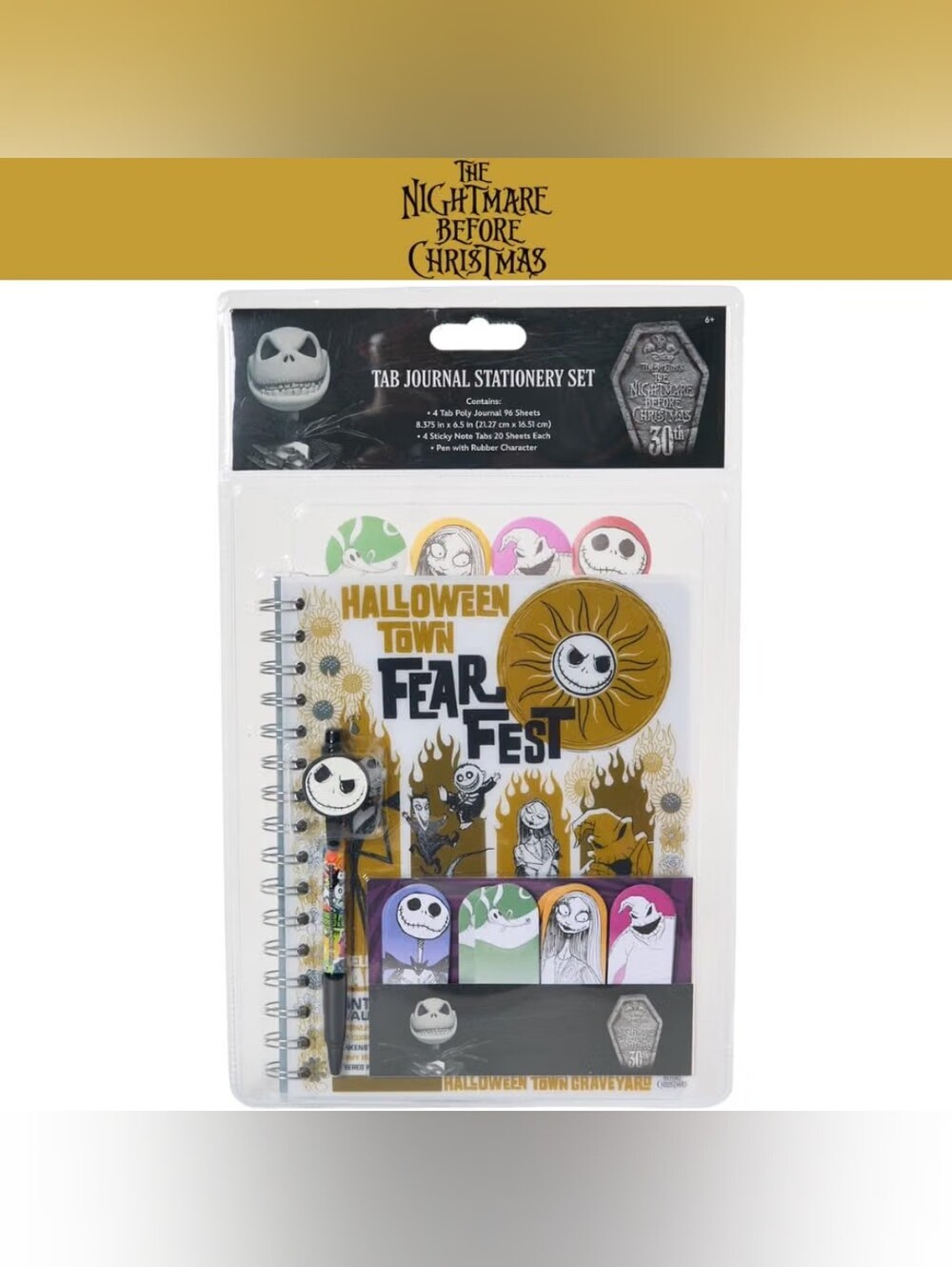 The Nightmare Before Christmas Sticky Note & Bookmark Set - Multi - Picture 9 of 9